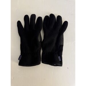 Patagonia Men's Large Black Fleece Gloves - No Touch Fingertips